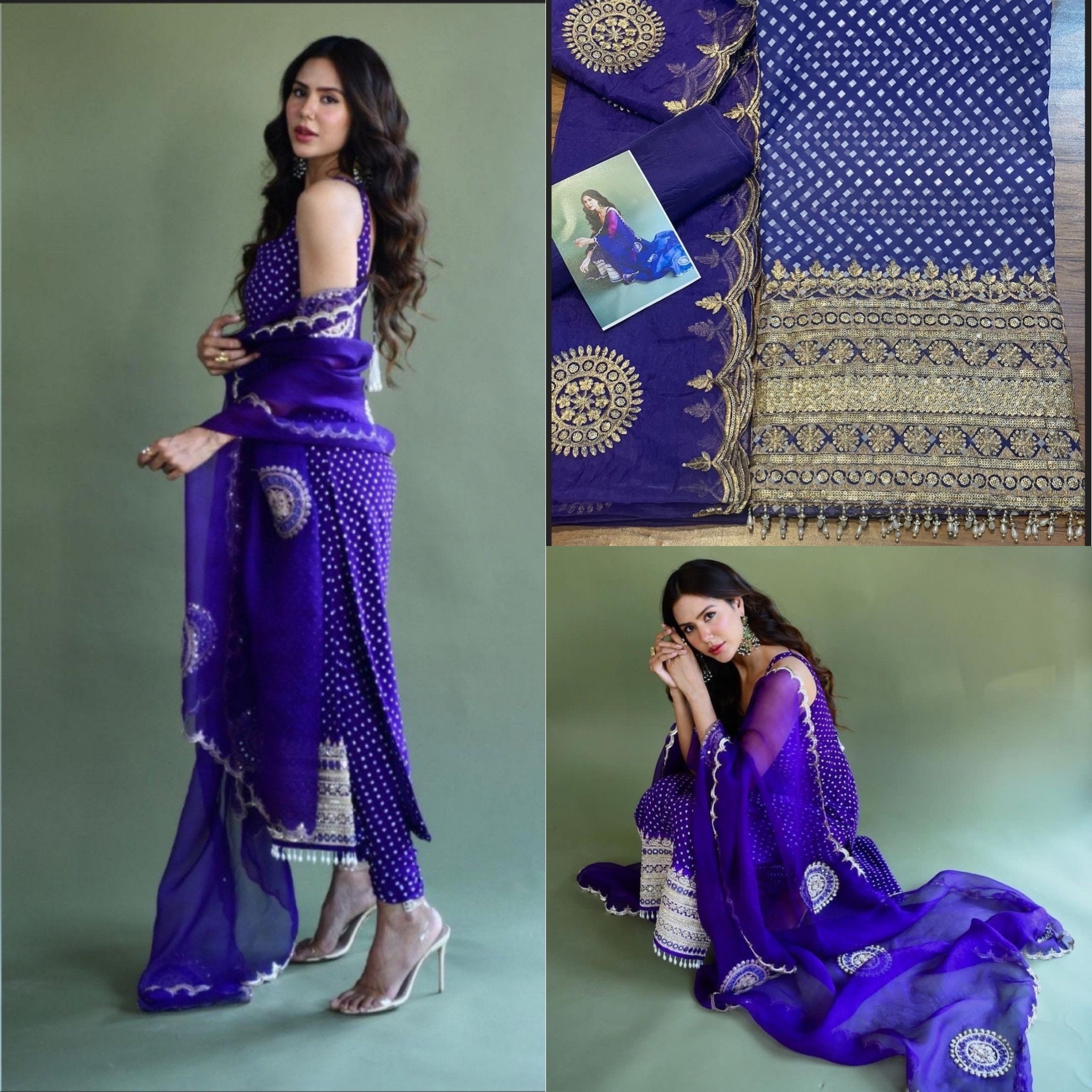 Pajama suit punjabi hot sale