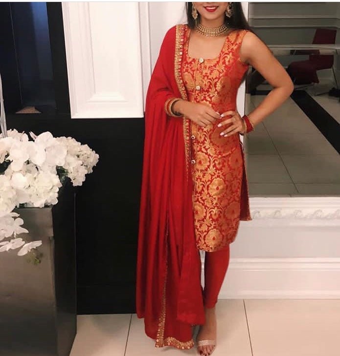short punjabi dress