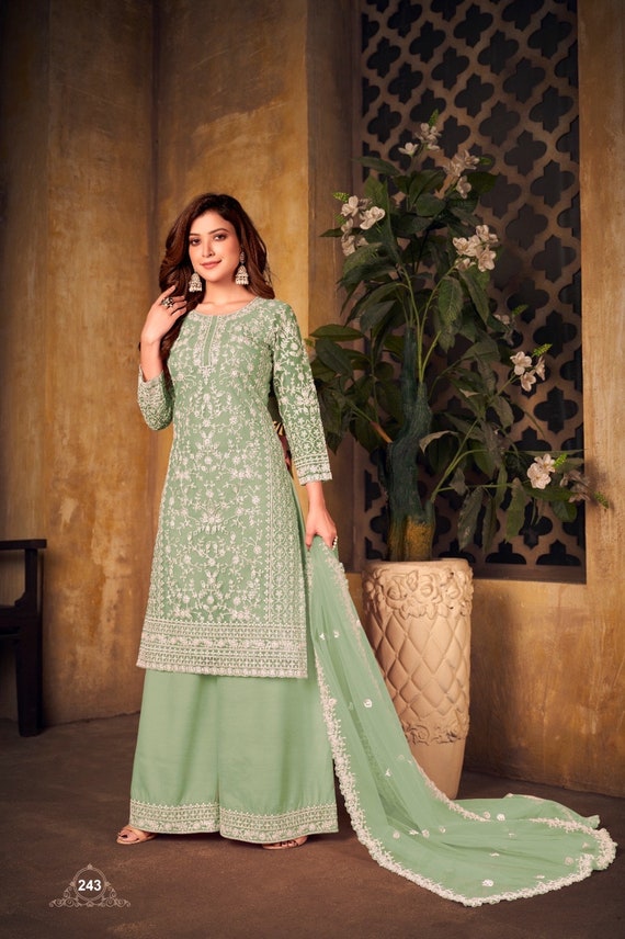 Amazon.com: New Indian Pakistani Designer Ready to Wear Net Party Wear  Anarkali Gown for Womens (Choice-1, Unstitch) : Clothing, Shoes & Jewelry
