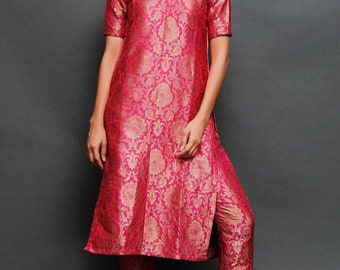 brocade trouser suit