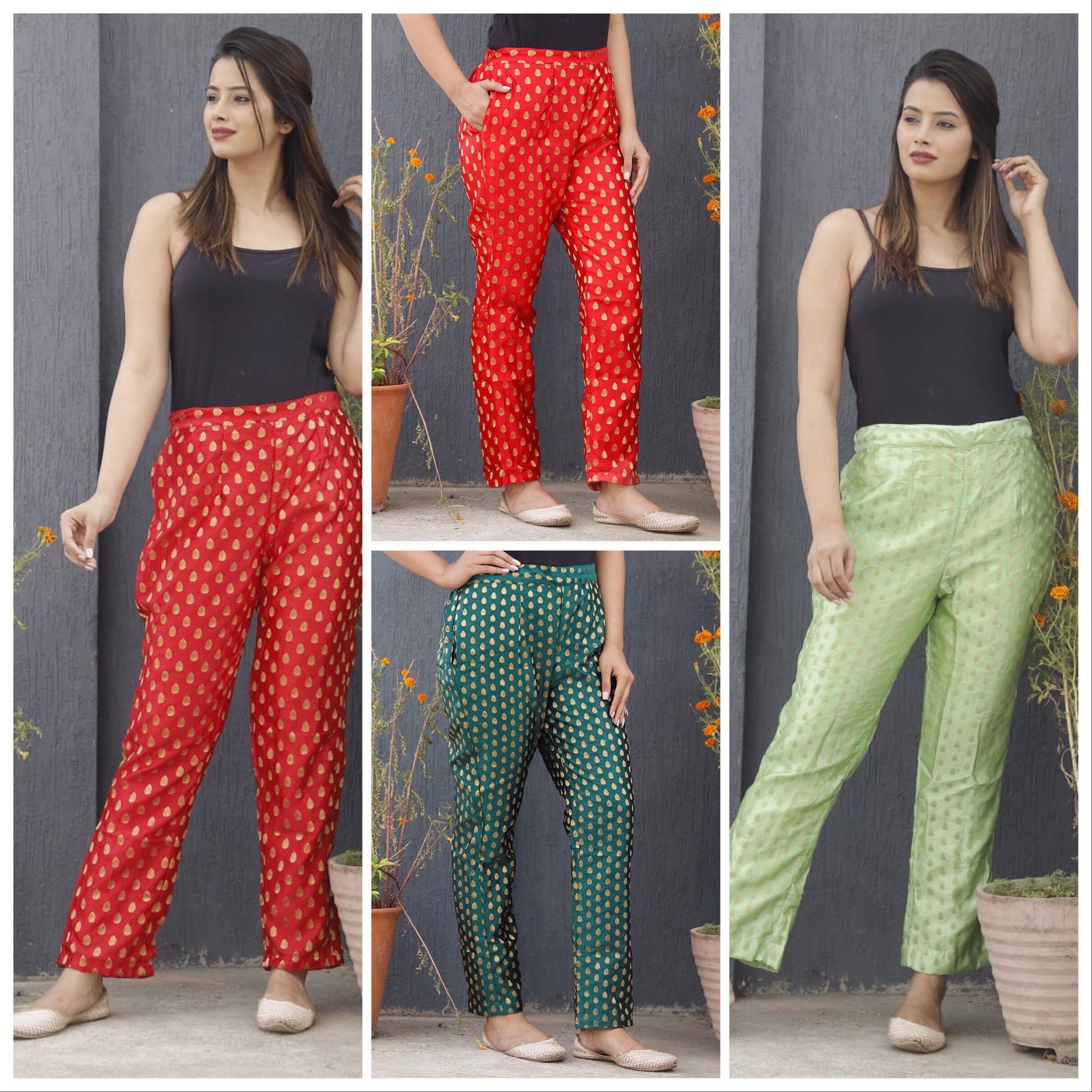 Banarasi Brocade Cigarette Pant Custom 