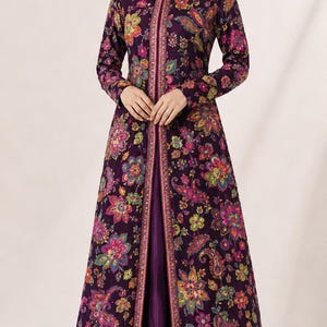 Embroidered Crepe Jacket with Taffeta Silk Skirt – Festive Indian Wedding Outfit