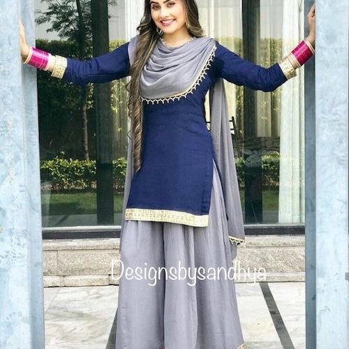 short punjabi dress