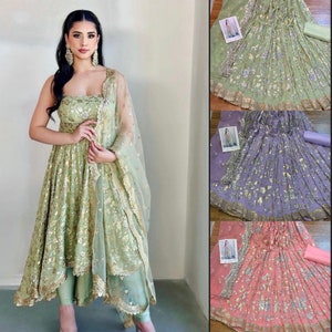 Punjabi suit salwar kameez pakistani suit simple wedding dress
