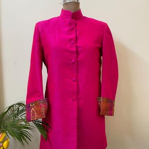 Raw silk Jacket Banarasi Coat