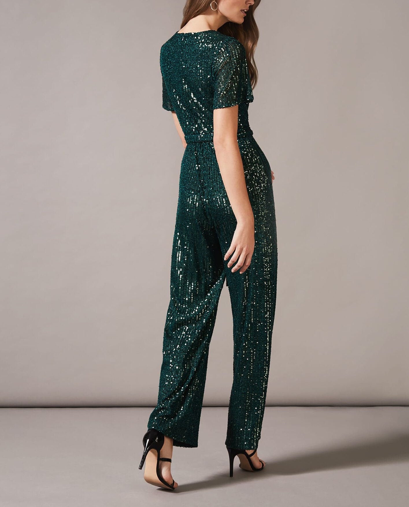 Emerald Green Sequin Jumpsuits for Women Jumpsuit Outfit | Etsy