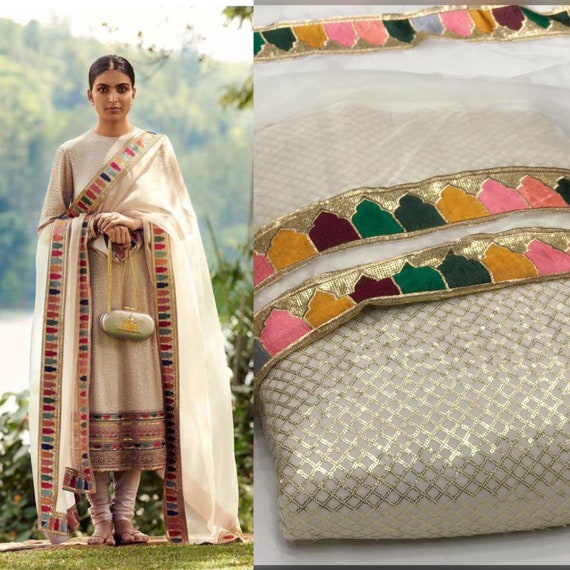 Buy Sabyasachi Silk Bandhni Printed Kurta Set Online | Aza Fashions