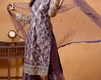 Sharara suit Indian outfit for women salwar kameez