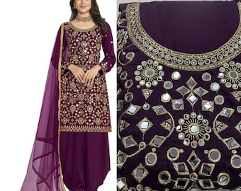 Punjabi suit patiala Salwar Kameez pakistani dress indian wedding dress