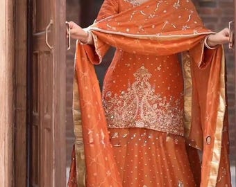 Punjabi wedding Suit Embroidery Salwar Kameez