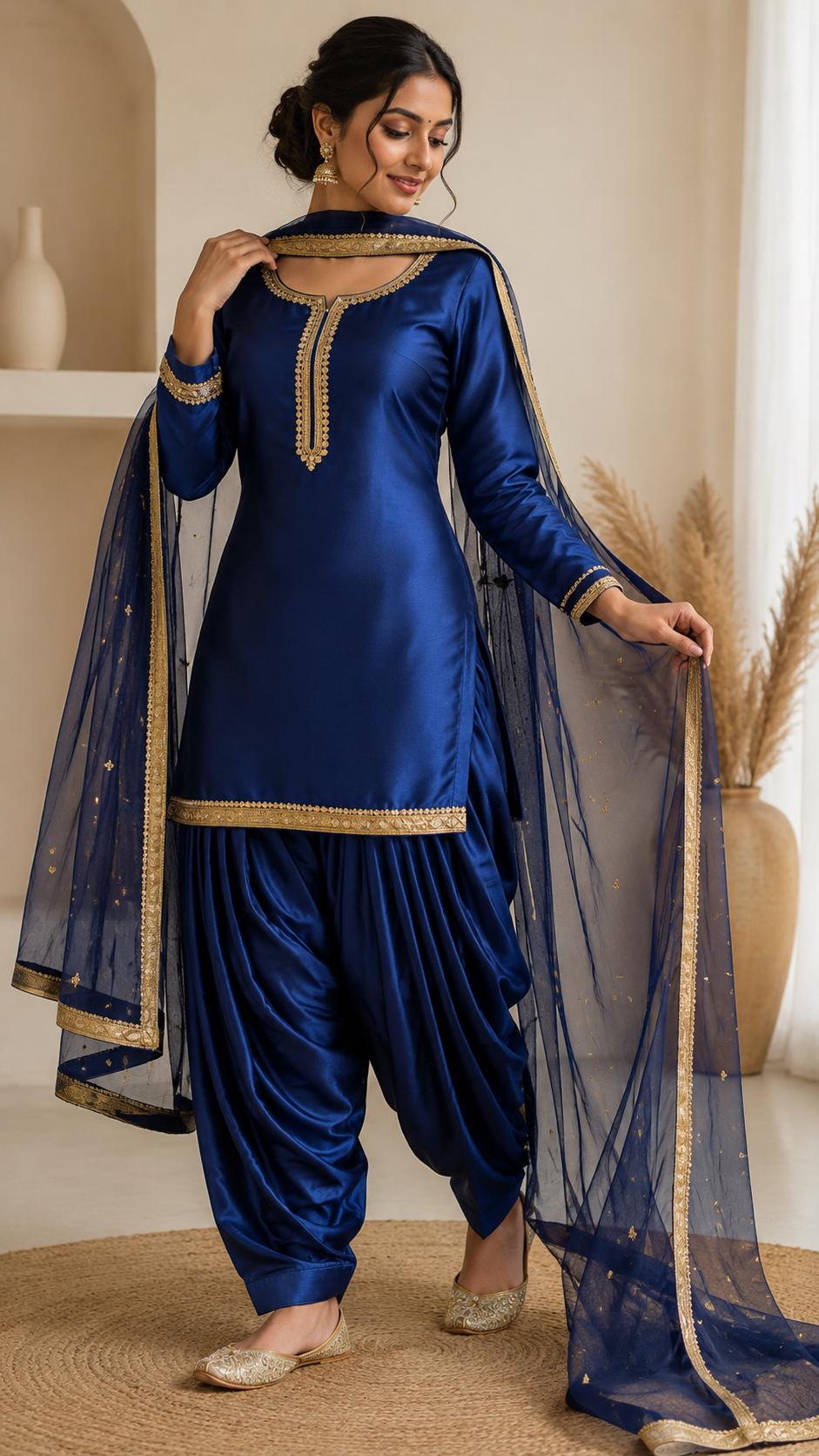 ladies patiala dress Woman Suit perforated dress shoes