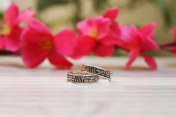 Brass Artificial Oxidized Toe Rings For Women and Girls, Size: Adjustable  Free Size, 20 Gm at Rs 55/pair in Jaipur