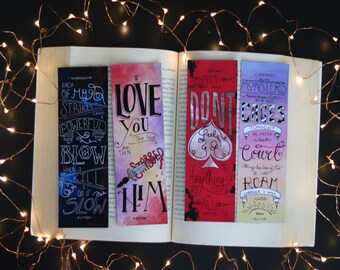 A Court of Thorns and Roses Bookmarks