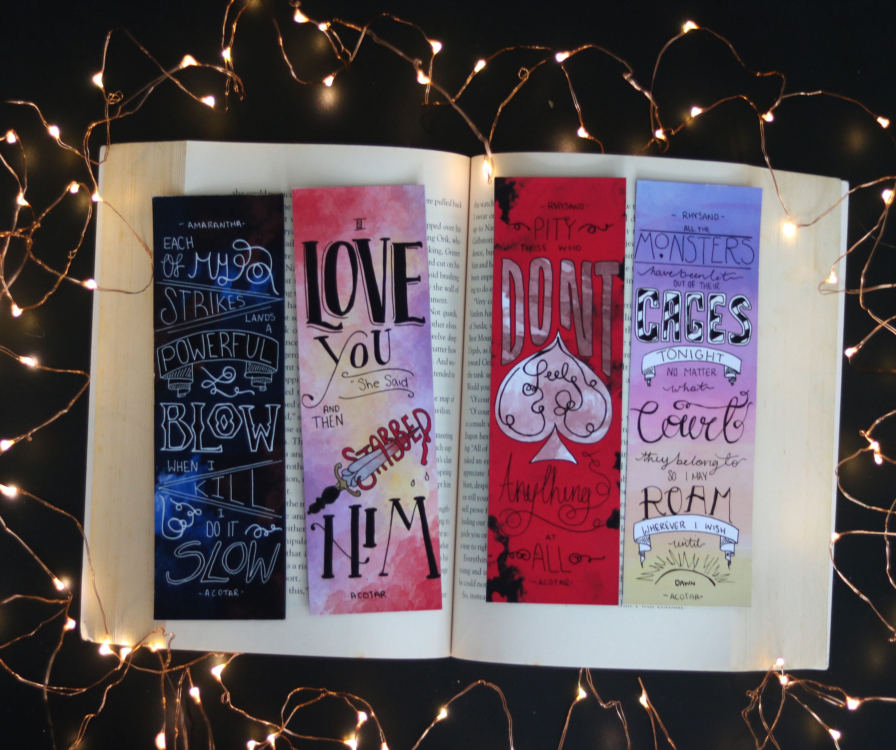A Court Of Thorns And Roses Bookmark