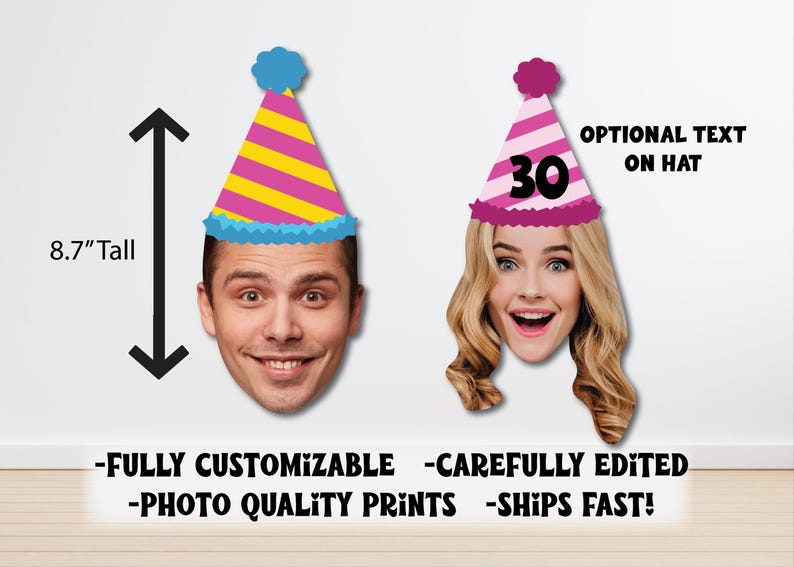 40 and Fabulous Custom Photo Banner - 20th 30th 40th 50th 60th Birthday banner, Personalized decor, Face Banner, Party backdrop