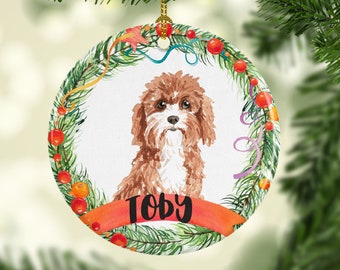 cavapoo dog ornaments