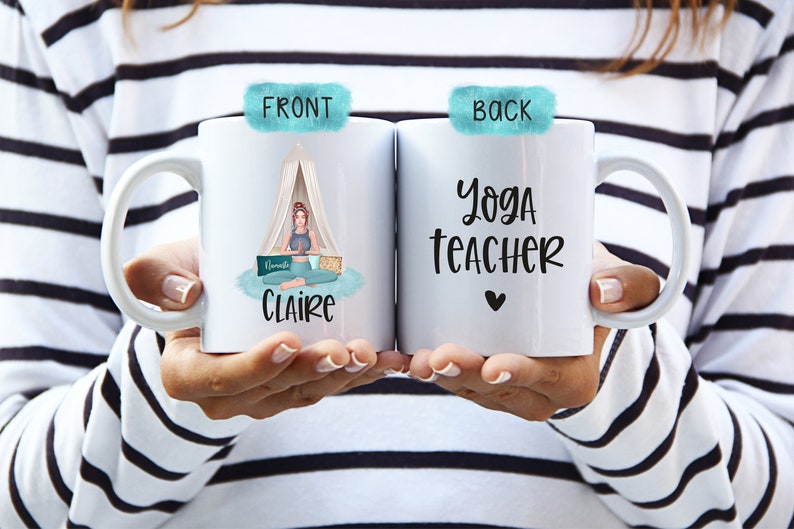 Yoga Teacher Mug Custom Yoga Teacher Gift Yoga Teacher Etsy