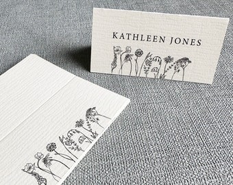 Rustic Wildflower Place Card, Place Card, Place Setting Table Cards, Place Cards, Place Names, Seating Cards, Guest Name
