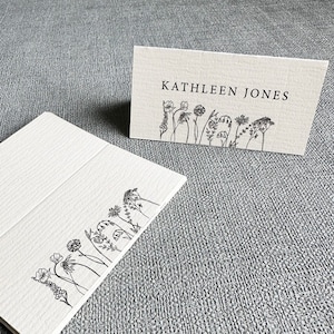 Rustic Wildflower Place Card, Place Card, Place Setting Table Cards, Place Cards, Place Names, Seating Cards, Guest Name