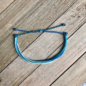 MAKING WAVES Multi-Strand Bracelet or Anklet // Waterproof Adjustable Beach Surfer VSCO Festival Parade Nature Summer Cute Colorful Boho