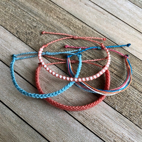 Braided Bracelet Beaded Infinity Bracelet Custom Fathers Day Gifts