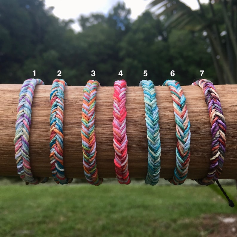 Fishtail Braid Bracelet or Anklet // Waterproof Bracelet Etsy