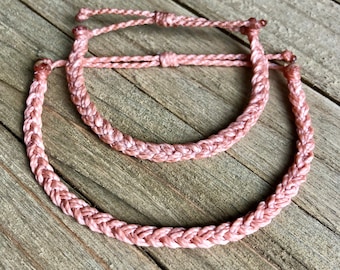 Mommy and Me Mini Braided Bracelet or Anklet Set // First day of school