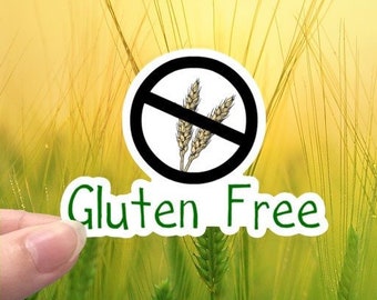 CLOSEOUT SALE - Gluten Free sticker - wheat free - Paleo sticker - Keto Sticker