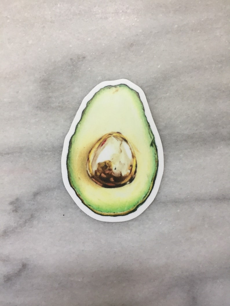 SALE Avocado Sticker WATERPROOF image 4