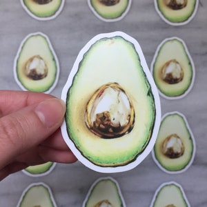 SALE Avocado Sticker WATERPROOF image 2