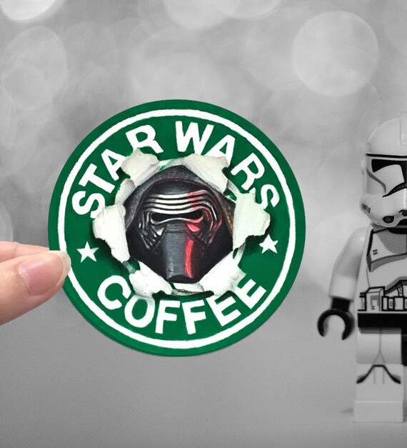 star wars coffee sticker
