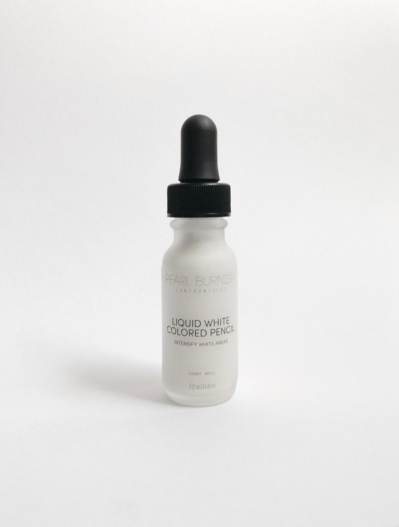 Liquid WHITE Colored Pencil for Highlights by Pearl Burnish® Etsy