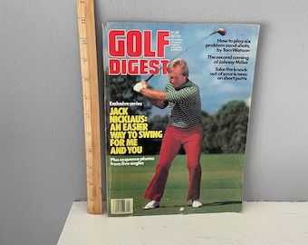 Vintage Golf Magazine, May 1982 Golf Digest, GOOD,  Rare, Jack Nicklaus, Golden Bear, Golf Instruction, Golf Collectible/Memorabilia, Golf