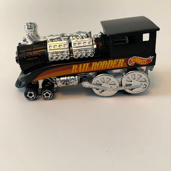 HOT WHEELS 1996 1st Editions TRAIN ENGINE rail Rodder