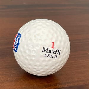 Vintage Maxfli DDHII #1 Golf Ball, NFL Alumni logo. Exc., Golf Collectible, National Football League, NFL Memorabilia, Sports Collector, vrp