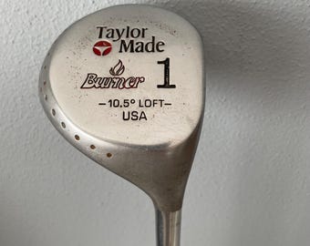 Vintage Taylor Made Tour Preferred "Burner" 10.5 degree driver, Good, Aldila Graphite shaft, Vintage golf player, classic golf, Golf, VRP!