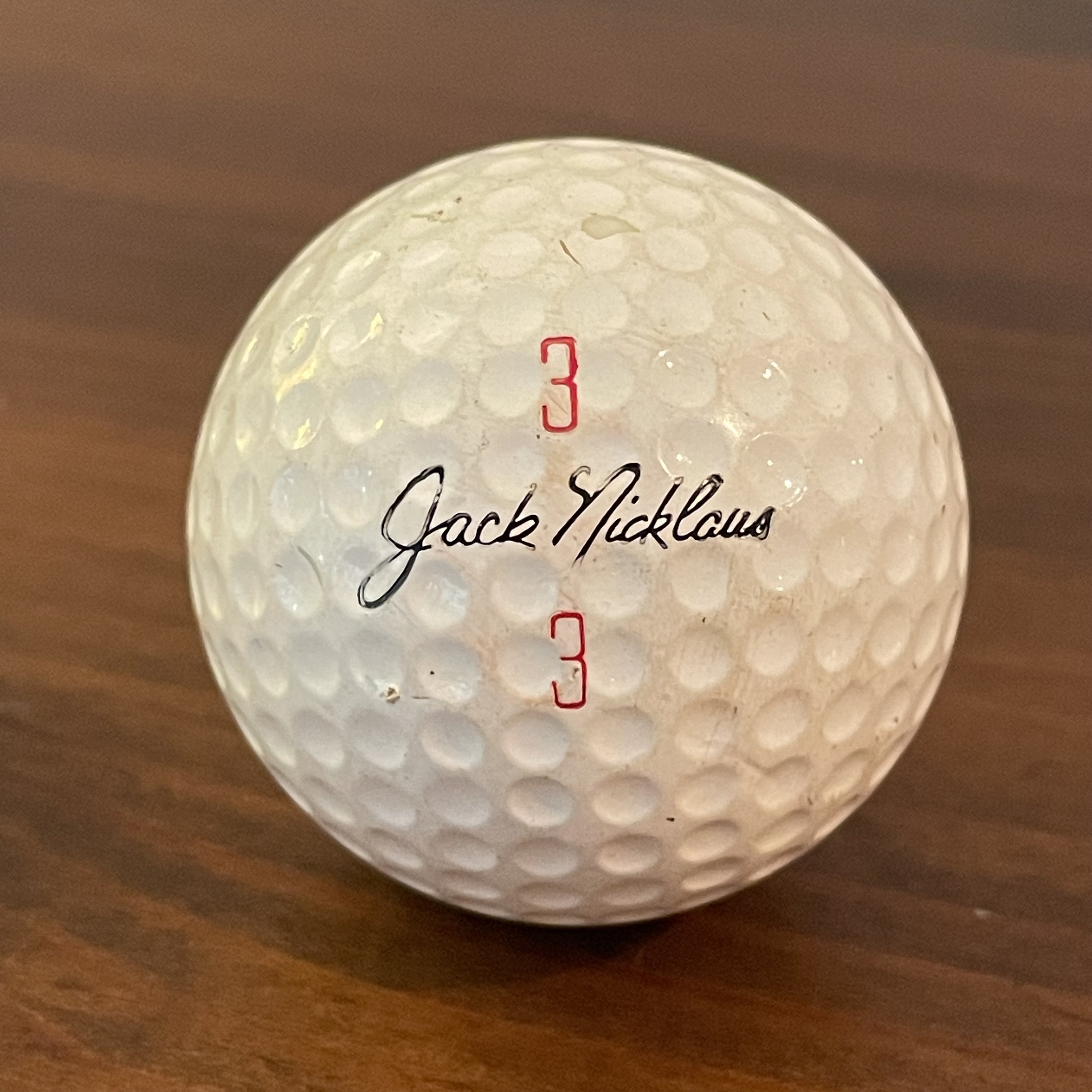 Jack Nicklaus Macgregor Hi-Energy – Balle De Golf Ours Doré Vintage