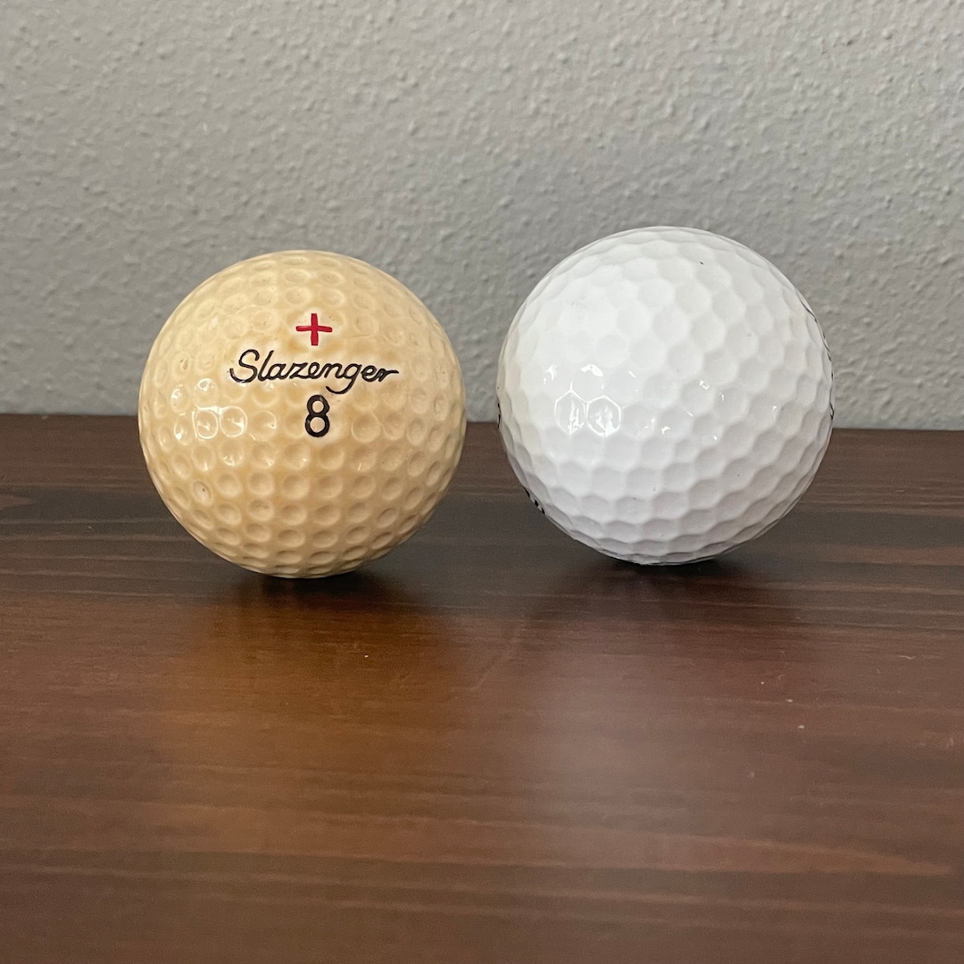 Vintage slazenger 8 Golf Ball, England, Nonconforming, Golf Collectible/memorabilia, GOLF, 1950