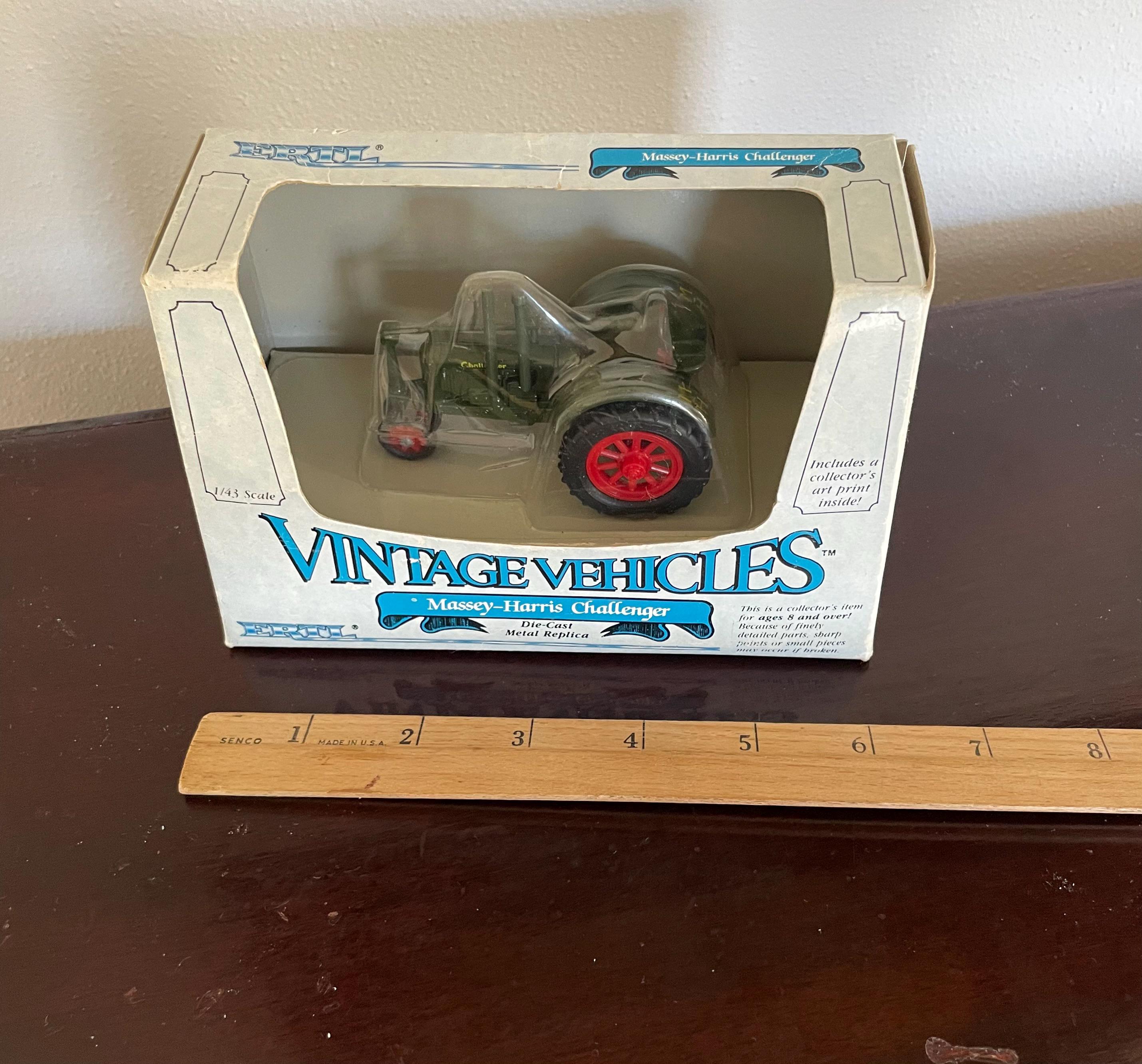 1986 ERTL Massey-Harris Diecast Tractor #2511, NOS, Vintage Vehicles Series, Vintage Farm Toy, Vintage Toy, Stamped 2689G, Toy Tractor, Toy
