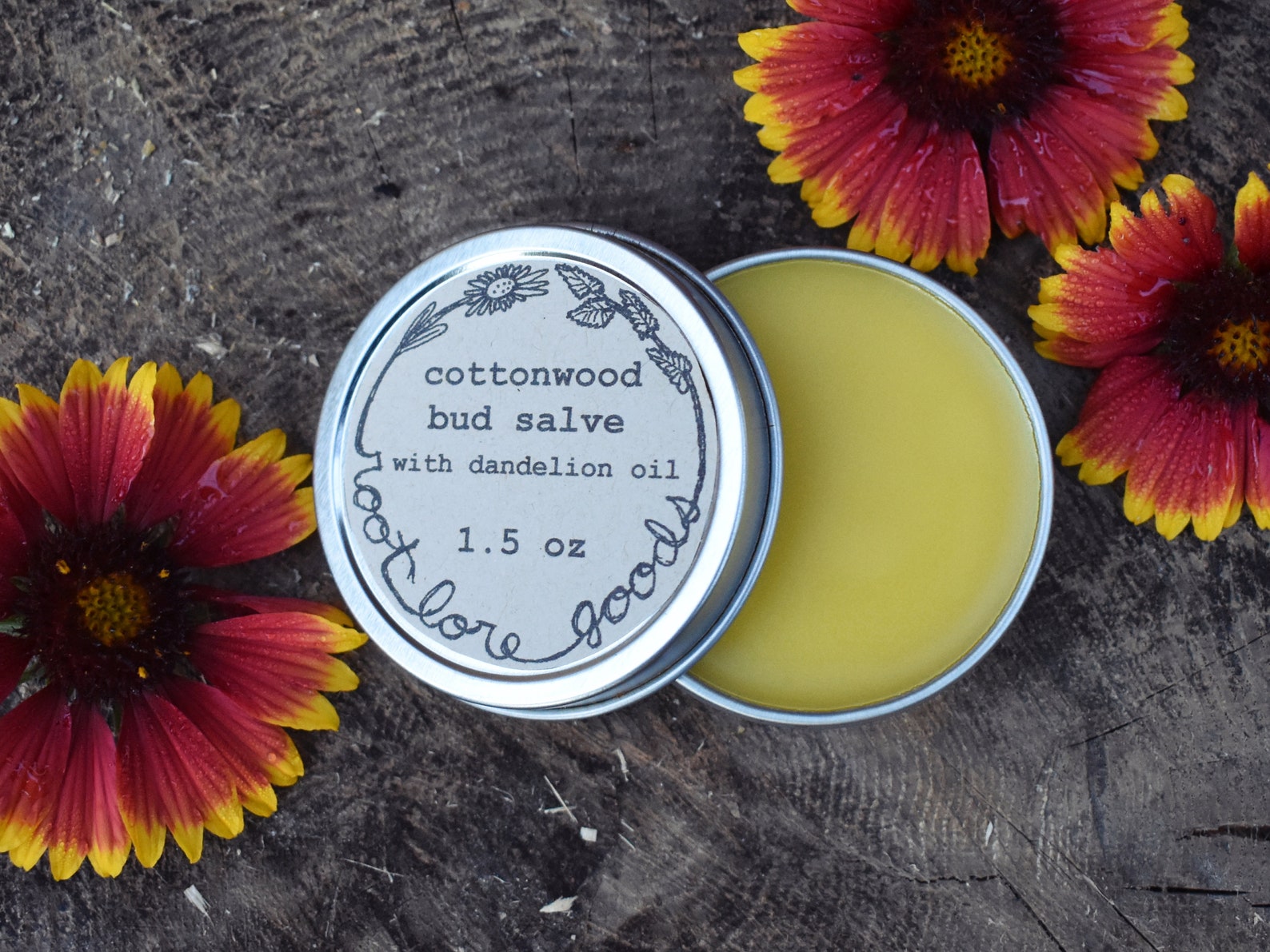 Cottonwood bud salve 2 oz tin of salve made with populus Etsy