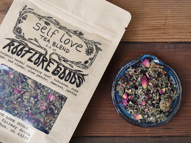 Self Love Herbal Tea Vitamin C Calcium Tea Blend Raspberry Etsy