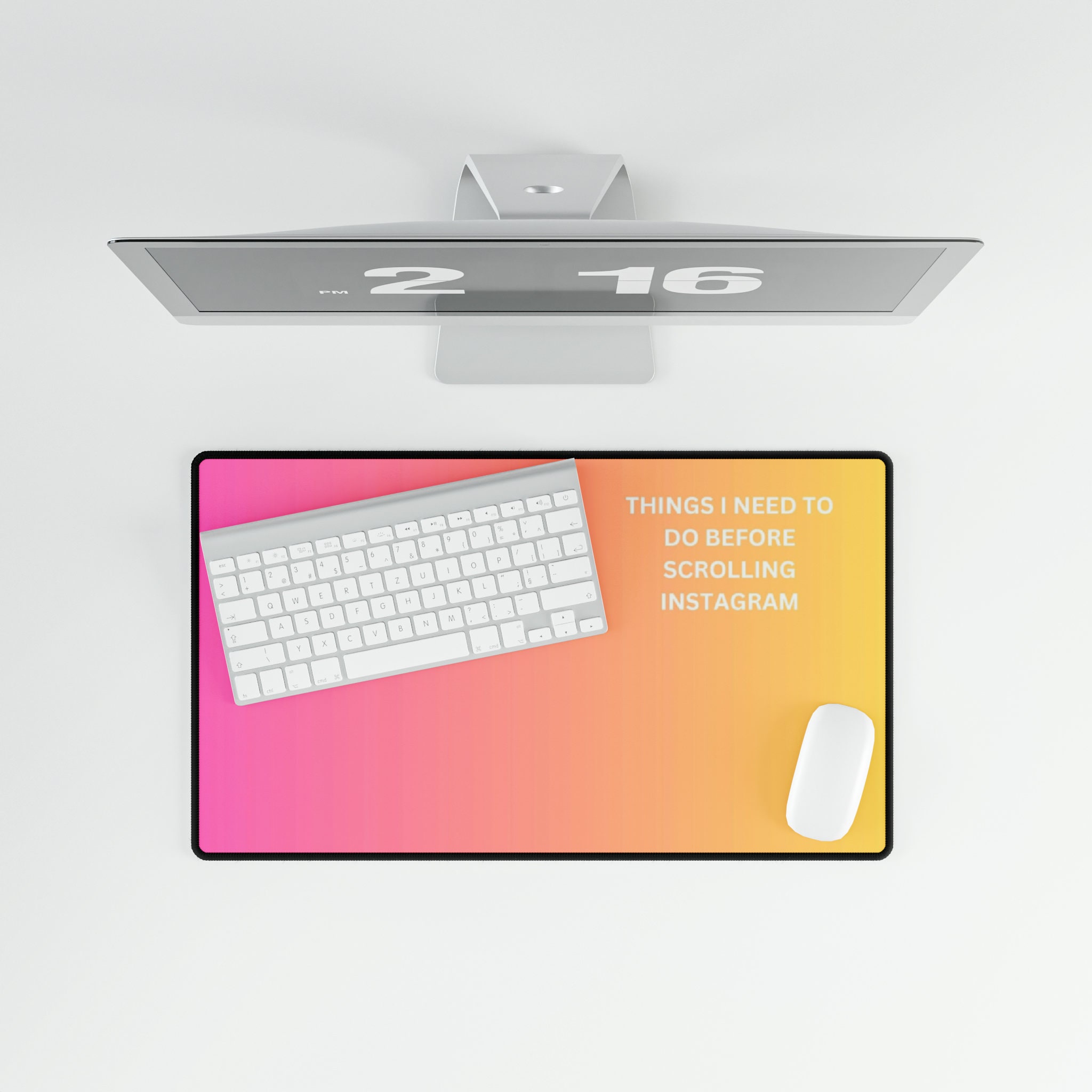 Things I need to do before scrolling Instagram Desk Mats, office essentials, gifts under 30, desk accessories,work from home funny,coworker