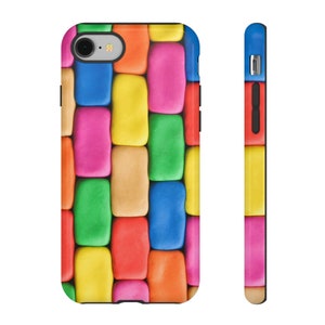 Rainbow Bricks Phone Case: Impact Resistant, Dual Layer image 2