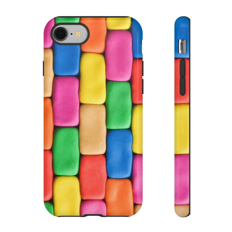 Rainbow Bricks Phone Case: Impact Resistant, Dual Layer image 2