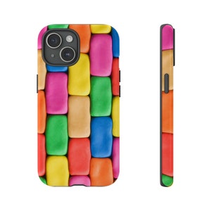 Rainbow Bricks Phone Case: Impact Resistant, Dual Layer image 1