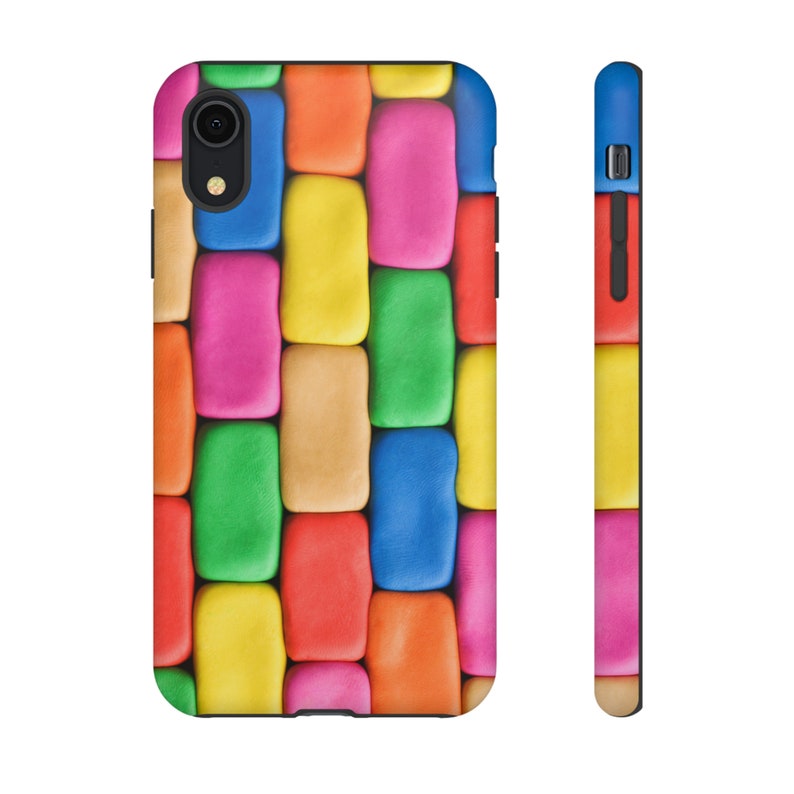 Rainbow Bricks Phone Case: Impact Resistant, Dual Layer image 9