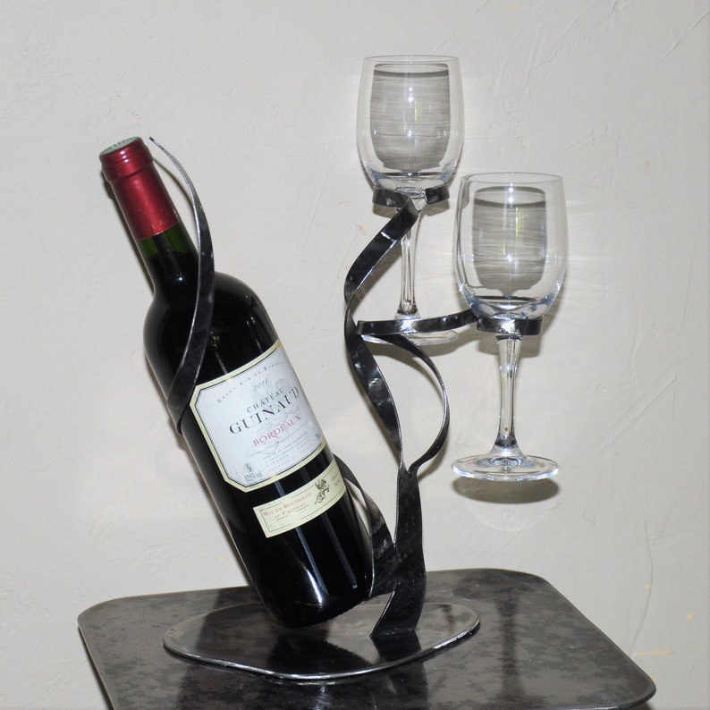 Portebouteille de table original en métal Idéal pour Etsy