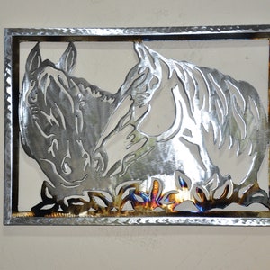 Kunst metalen wand Art metaal, paard, hedendaagse muur beeldhouwkunst, metalen wand kunst, metaal, paard