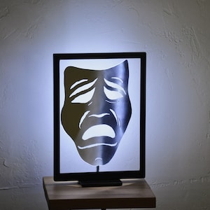 metal light fixture, mood lamp, handmade, table lamp