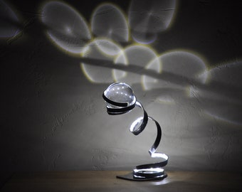 Lampe boule de cristal, lampe à poser, décoration, cadeaux